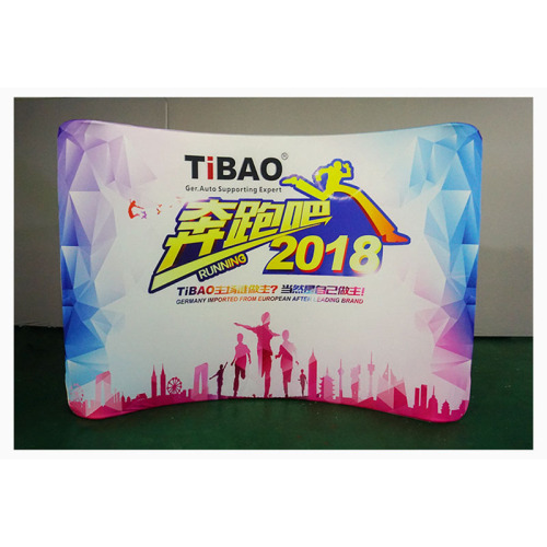 10ft 20ft Portable advertising exhibition tension fabric backdrop display booth direct manufacture