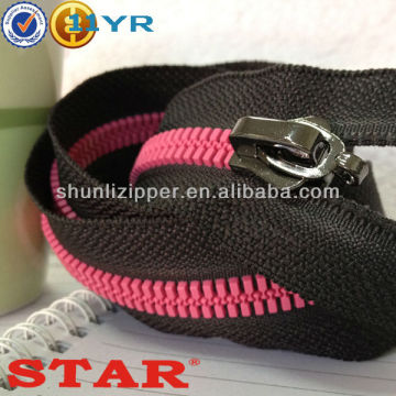 wholesale special teeth close end plastic zipper, special puller zipper