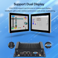 Komputer perindustrian tanpa penggemar dengan dual dual com
