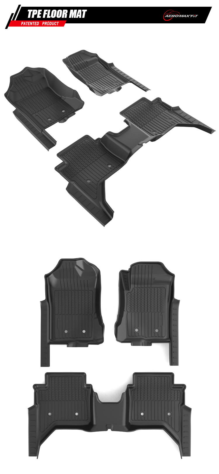 Ford Ranger Injection Molded Floor Mats_02