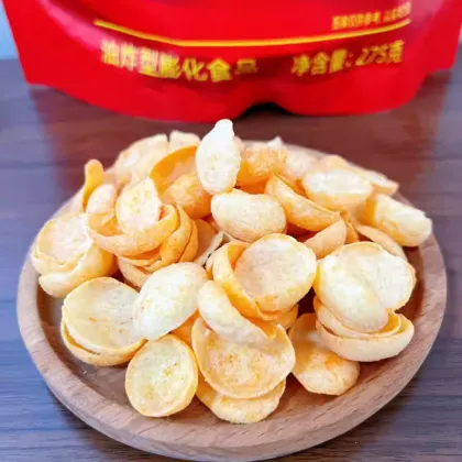 Cucumber flavored potato chips