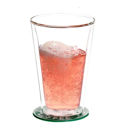 400ml Double Wall Glass Cup