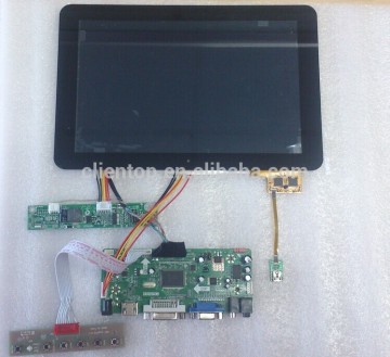 10.1"LCD module with Capacitive Touch screen support VGA +HDMI+DVI+Audio 1920*1200