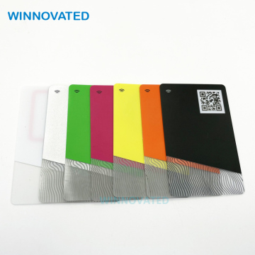 Customizable RFID 13.56MHz Card with Barcode, QR Code, and NFC Technology