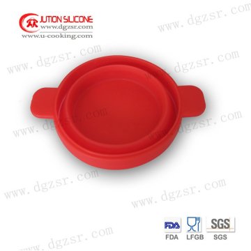 ZSR silicone red bowl
