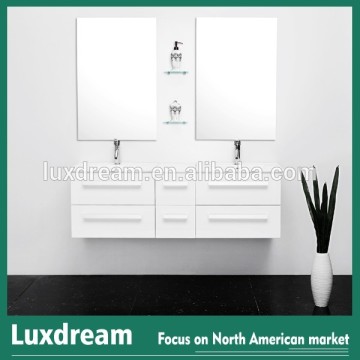 Wall Mounted European Style Bathroom Vanity with Water Mark Sink