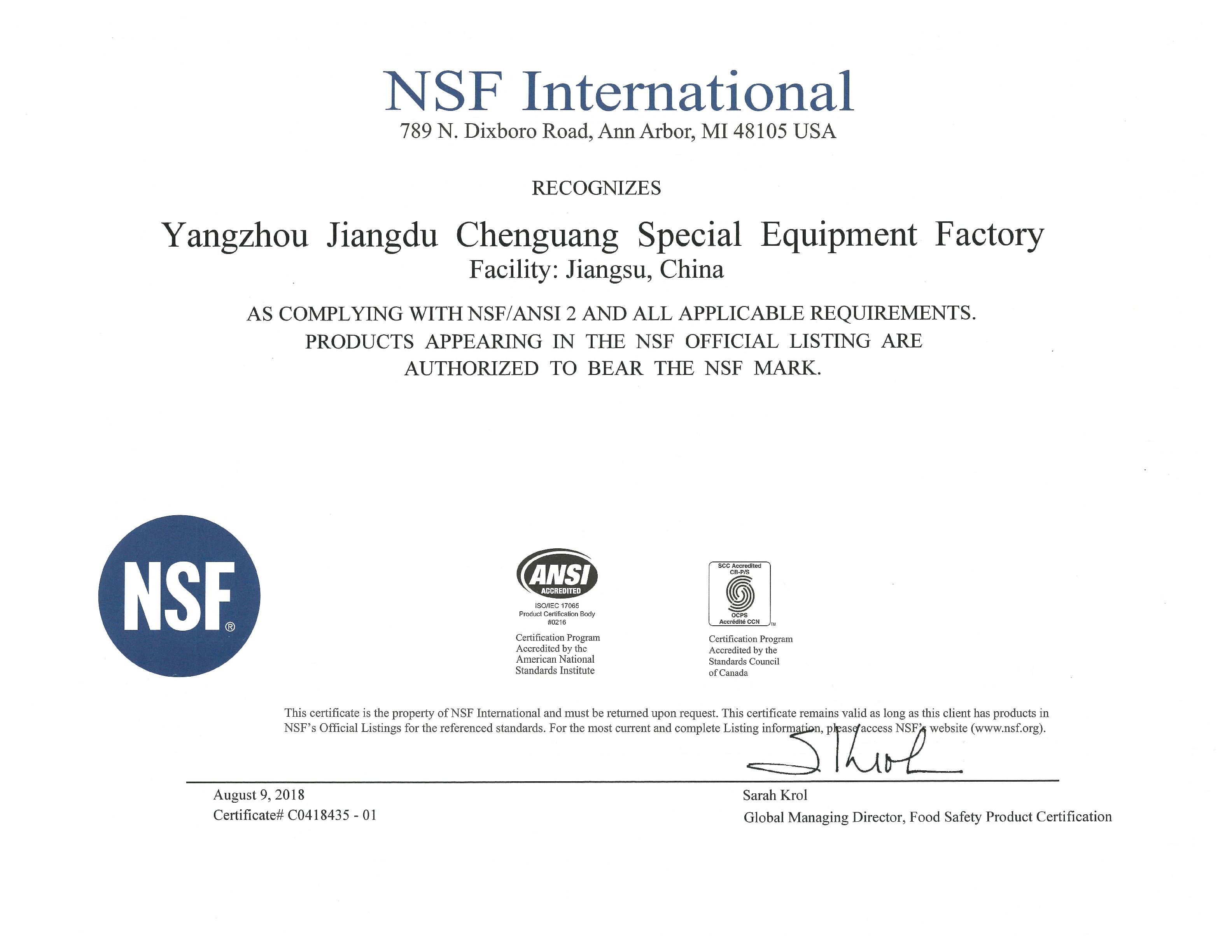 Certificate C0418435 00 Certificate C0418435 00