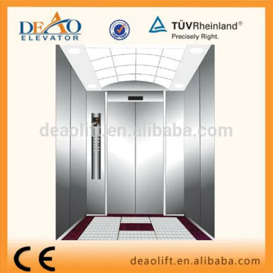 Machine roomless Passenger Elevator with marble floor