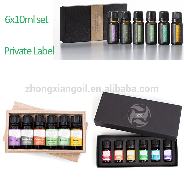 Set de regalo de 10 ml de aceite esencial orgánico