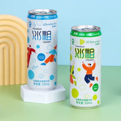 JIUR New Flavors Lactobacillus Carbonated Drinks 330ml - Custom Soft Drinks for Sale