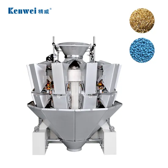 High Sensitivity 14 Heads Hardware Multihead Weigher Packaging Machine for Plastic Parts