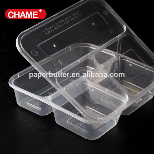 Clear plastic food container disposable fast food lunch container