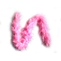 Pink Feather boa avec lurex