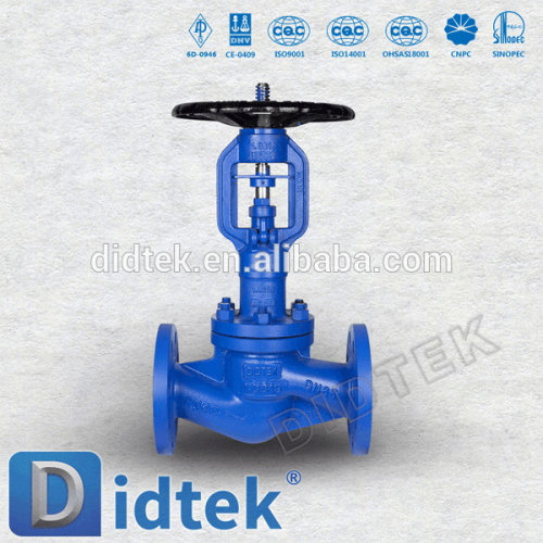 Didtek DIN BB Long Globe Bellow Valve