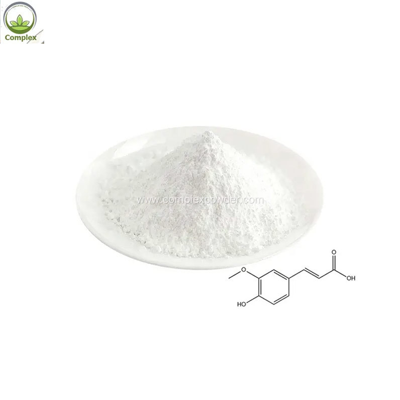 Cosmetic Raw Materials Ferulic Acid 98% Powder