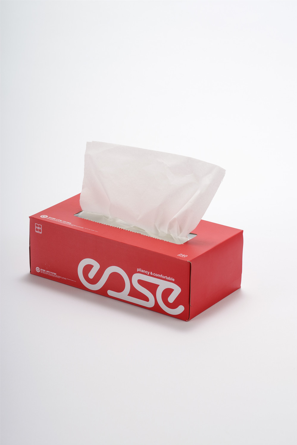 Boxed facial tissues for restaurants