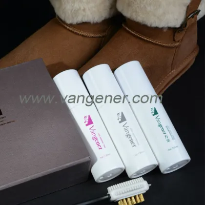 Hanor 2013 Shoe Care Products/Shoe Suede Spray/Suede Brush in this Suede Leather Care Kit