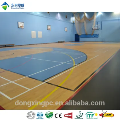 Premium vinyl sports flooring