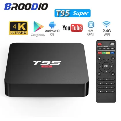 2020 Android 10 Smart Iptv TV Box T95 Super 2GB 16GB 4K 3D Google Youtube Media Player HD Network Smart-Tv Set-Top Box Set Top