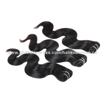 20-inch 1B Hot Style Remy Human Hair Weave