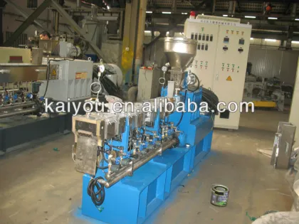 china nanjing twin screw extruder/compounding machine