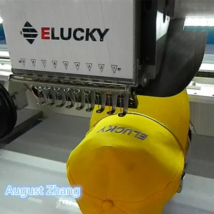 Textile embroidery machine flat cap T-shirt commercial tubular embroidery