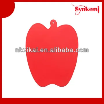 Fruit shaped thin plastic cutting board