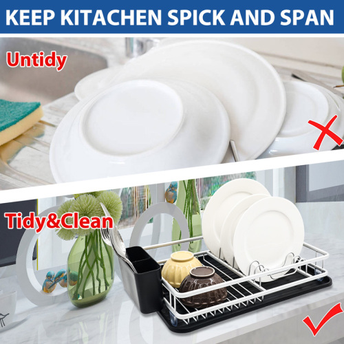 Draining Rack Kitchen aluminum kitchen dish rack Factory