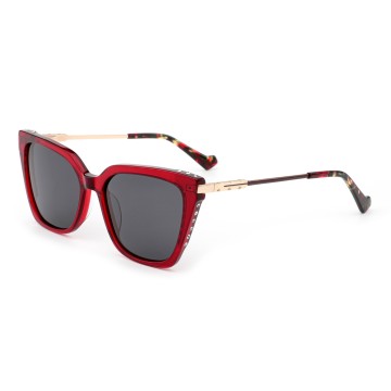 Oversized acetate frame sunglasses trends