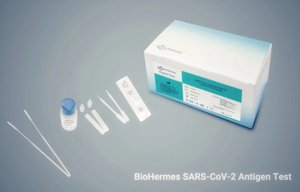 Scheda del test rapido per l'antigene SARS-CoV-2