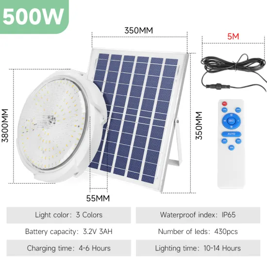 60W-500W LED Ceiling Lights for Indoor/Outdoor Use - Modern Solar and LED Options