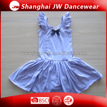 Dance sostume sleeveless ballet dance leotard with skirt