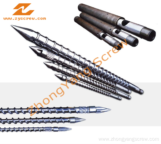 Injection Screw Barrel Plastic Machinery Screw Barrel Bimetallic Screw Barrel