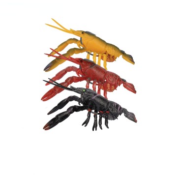 Wholesale 3PCS/BOX Super Realistic Crawfish Lures VMC 3X Hook for Saltwater Salmon