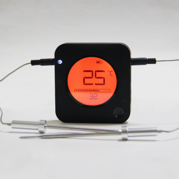 Thermomètre de gril sans fil à 6 canaux numérique