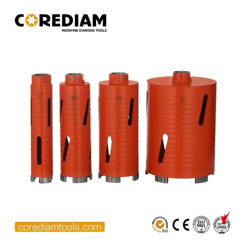 High-Quality Laser Welded Dry Turbo Concrete Core Drill Bits and Diamond Tools