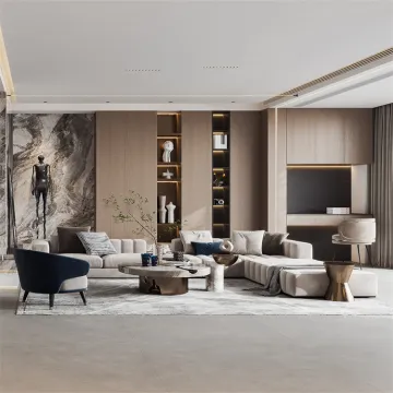 Professional 3D Drawing & Interior Design Services for Italian Style Luxury Villas