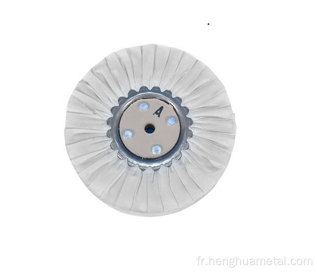 7 roue de polissage blanc pour polissage de surface en aluminium