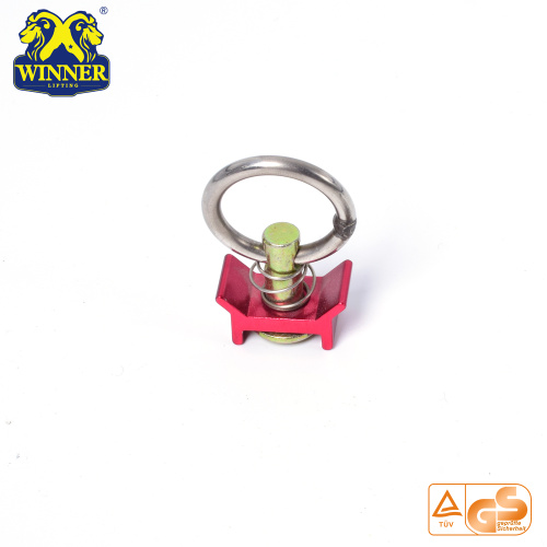 Aluminum Base Cargo Control Single Stud Fitting With O Ring