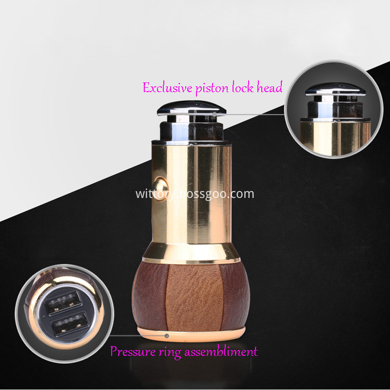 exclusive piston lock head car charger