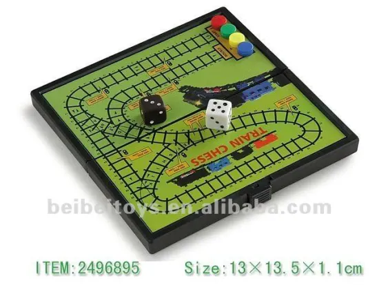 Portable Magnetic Board Game / Train Chess