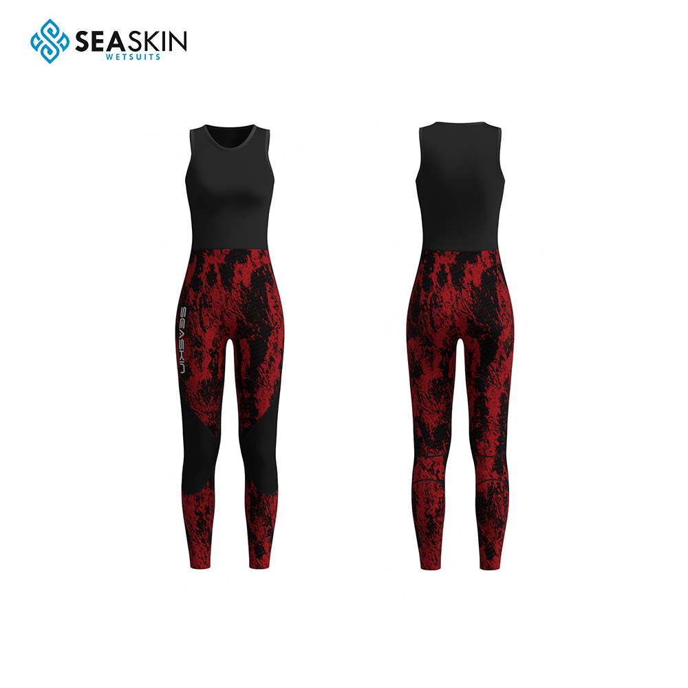 Seaskin Womens Néoprène Spearfishing WettSuits avec Long John