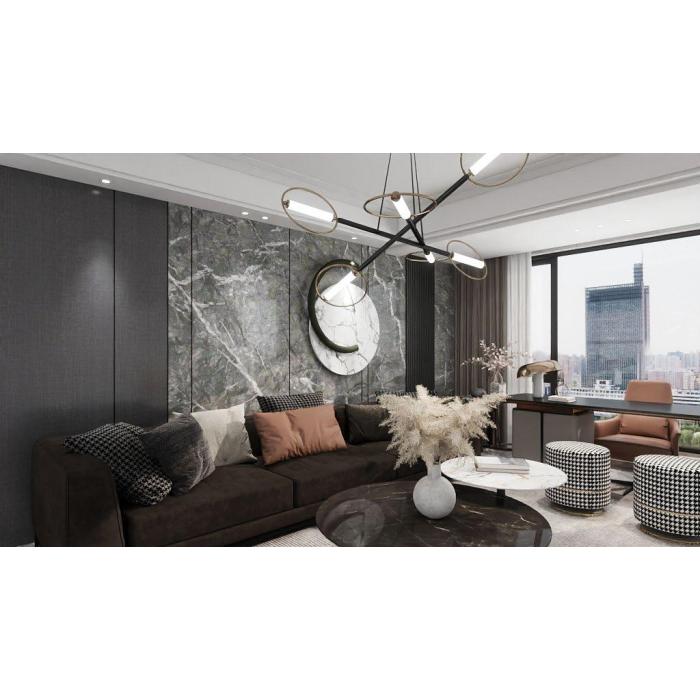 Mudah dibersihkan lembaran marmar UV yang rendah dan kecantikan yang tahan lama