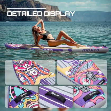 Sup Serf Surf Board: Solid Stand-Up Paddleboard with Backpack