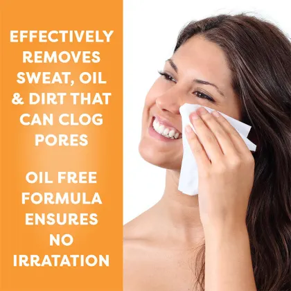 Customized logo for oil-free makeup remover wipes