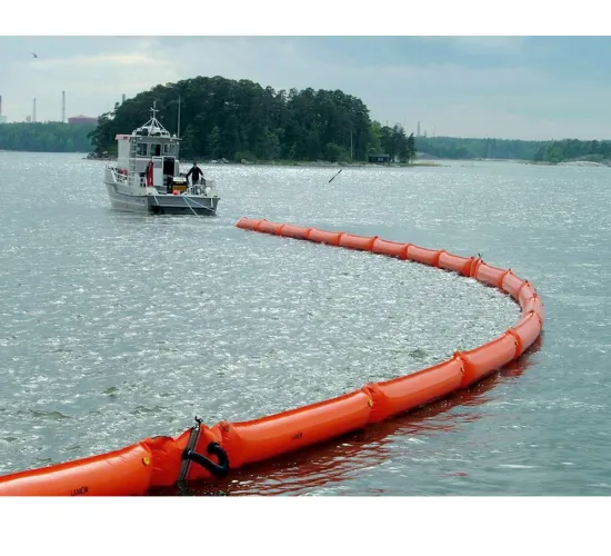 Oil Boom Fence Tarpaulin and Spill Containment Berms Made of PVC/TPU Material