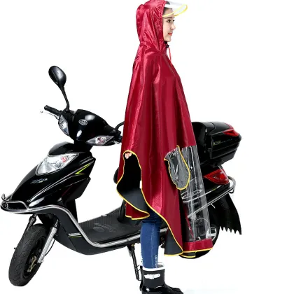 100% polyester single/double raincoat poncho outdoor