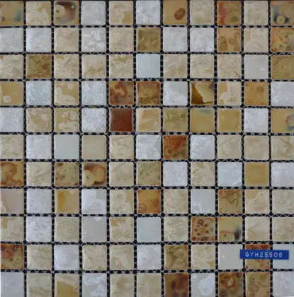 Ceramic Mixed Glass Mosaic Tile