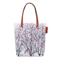 Vivid friendly canvas tote bag with pockets