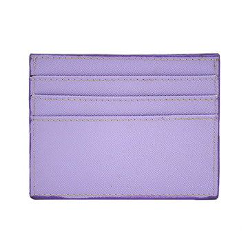 High Quality Pu Saffiano Leather Credit Card Holder